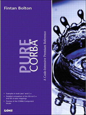 cover image of Pure Corba